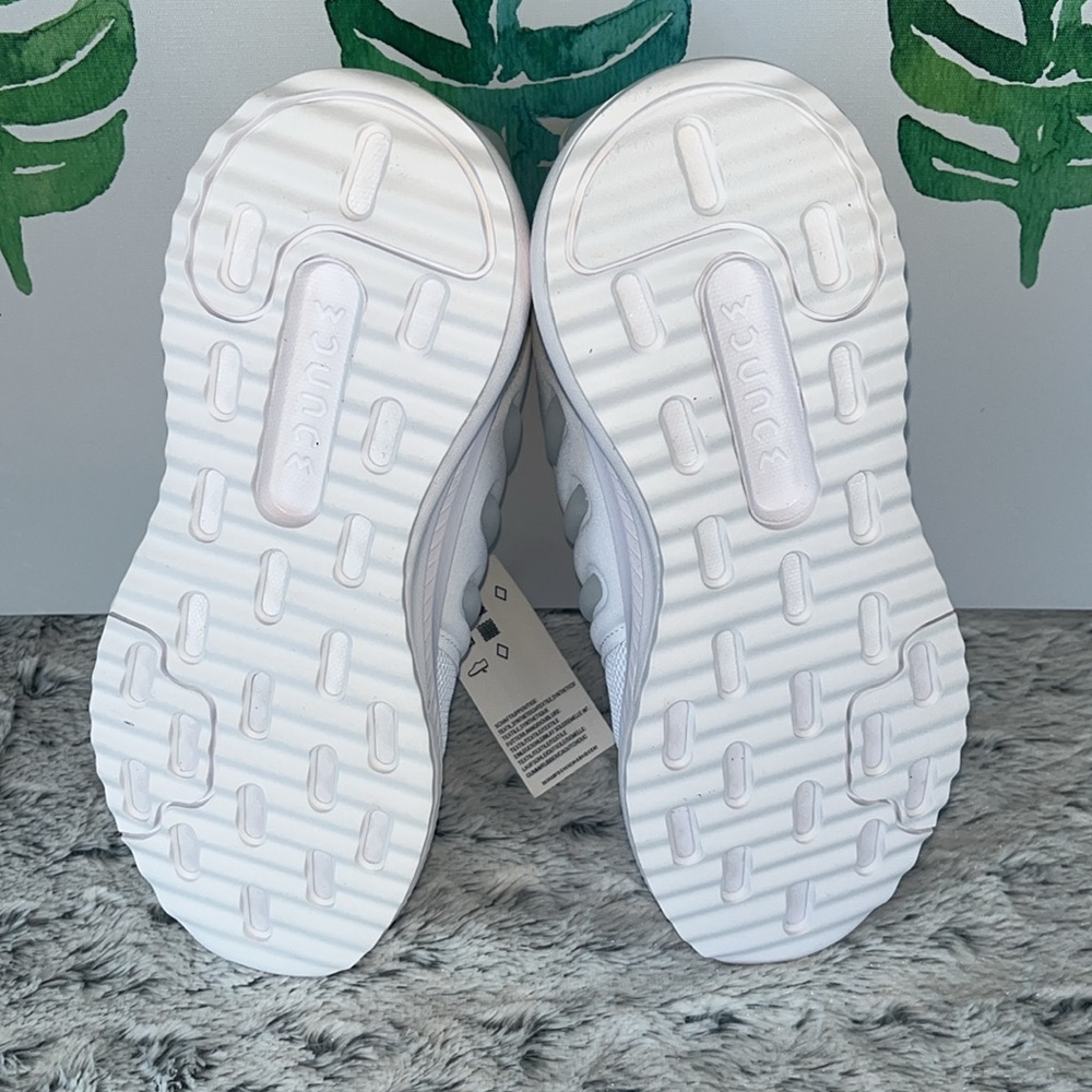 Youth 6 Adidas X_PLRPHASE J White on White Running Shoes - Picture 8 of 11